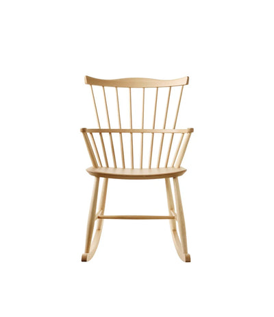 FDB Møbler J52G - Rocking Chair Beech Nature Lacquered by Børge Mogensen