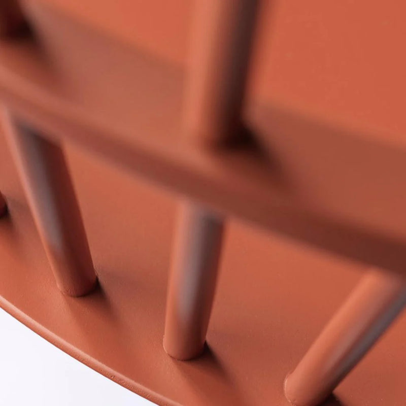 FDB Møbler J52G - Rocking Chair Beech Brick Red (NCS S 4050-Y70R) Painted Waterbased by Børge Mogensen