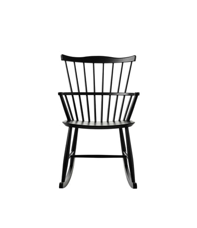 FDB Møbler J52G - Rocking Chair Beech Jet Black (RAL 9005) Painted Waterbased by Børge Mogensen