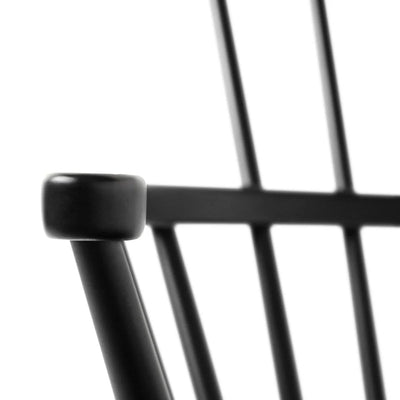 FDB Møbler J52G - Rocking Chair Beech Jet Black (RAL 9005) Painted Waterbased by Børge Mogensen
