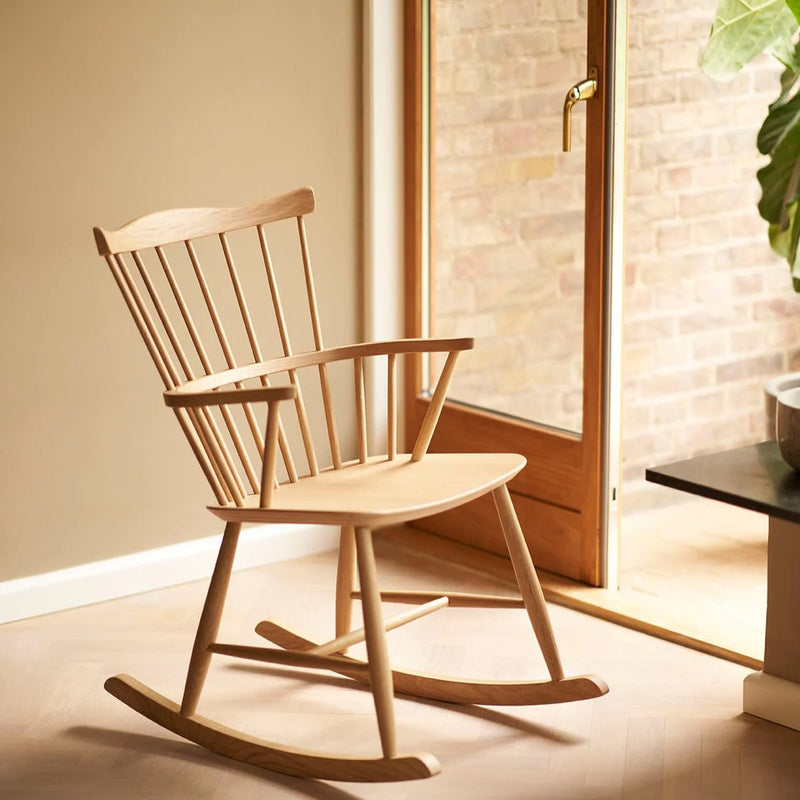 FDB Møbler J52G - Rocking Chair Oak Nature Oiled by Børge Mogensen
