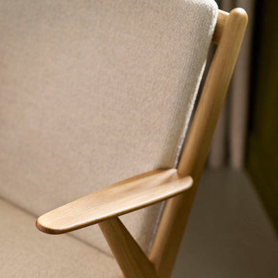 FDB Møbler J53 - Armchair Oak Nature Oiled Monza Beige (00) by Poul M. Volther