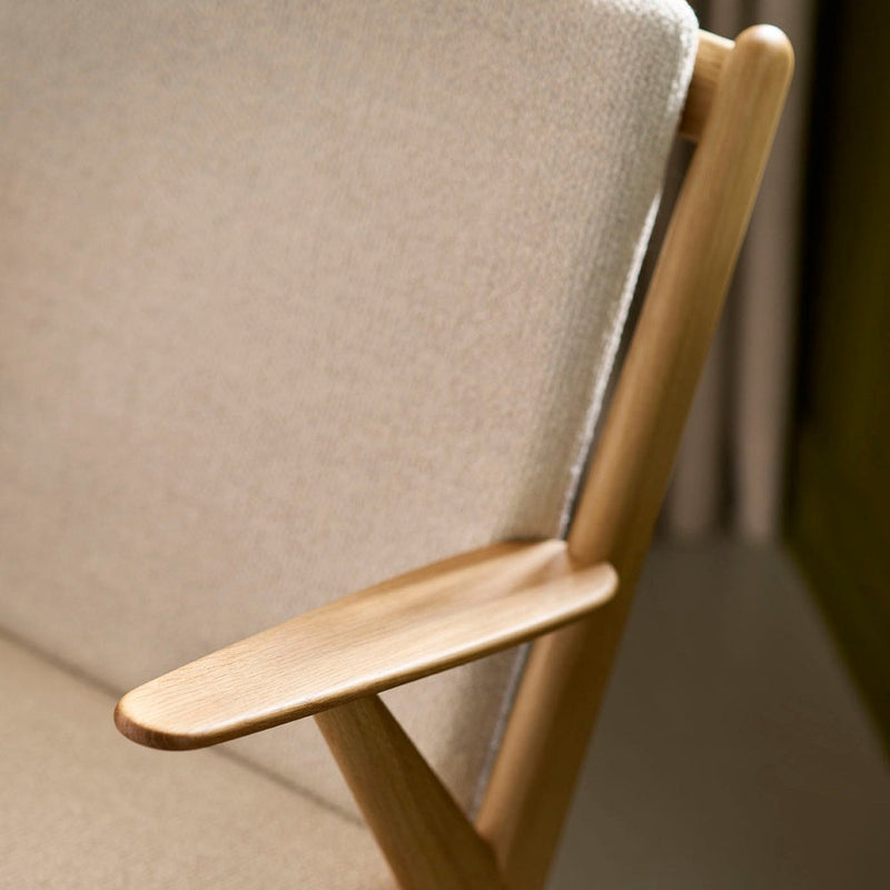 FDB Møbler J53 - Armchair Oak Nature Oiled Monza Beige (00) by Poul M. Volther