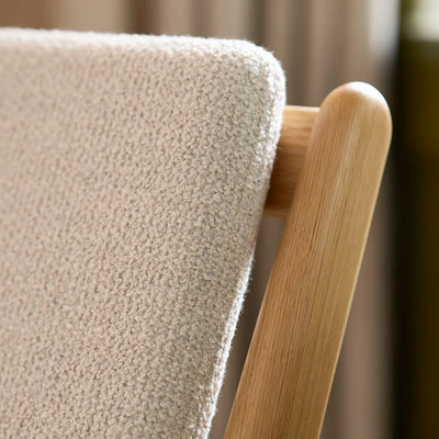 J53 - Armchair Oak Nature Oiled Monza Beige (00) by Poul M. Volther