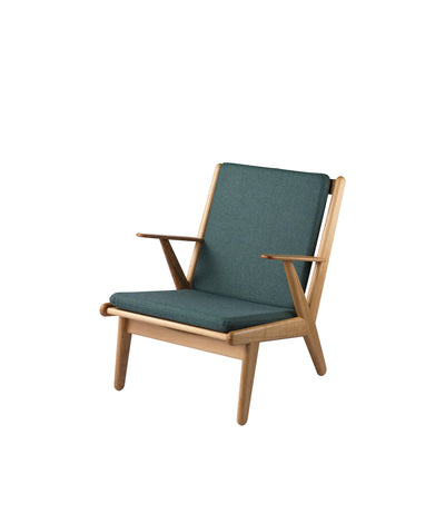 FDB Møbler J53 - Armchair Oak Nature Oiled MLF Green (32) by Poul M. Volther