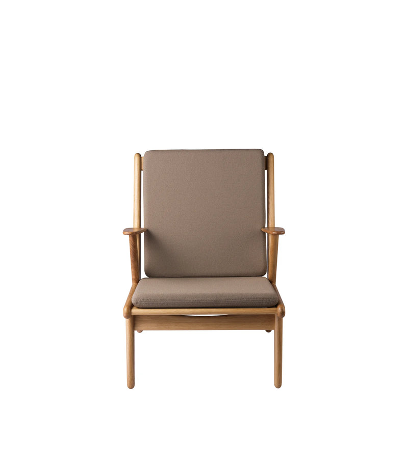 FDB Møbler J53 - Armchair Oak Nature Oiled Grain Taupe (61230) by Poul M. Volther