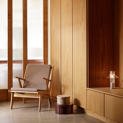 FDB Møbler J53 - Armchair Oak Nature Oiled Grain Taupe (61230) by Poul M. Volther