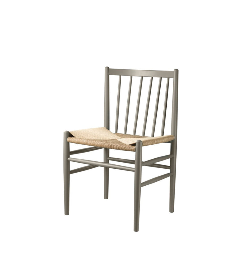 FDB Møbler J80 - Chair - Nordic Swan Ecolabel Beech Moss Grey (NCS S6005-G50Y) Painted Waterbased by Jørgen Bækmark
