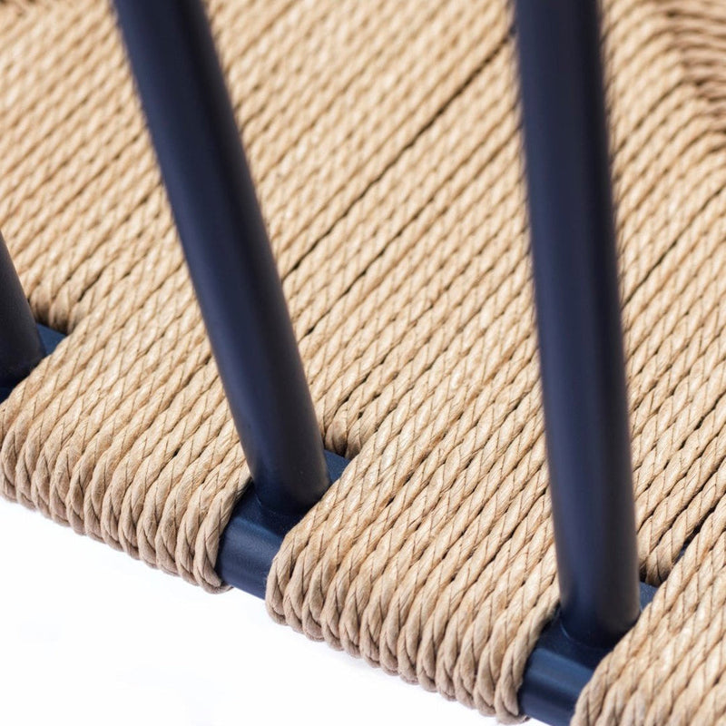 FDB Møbler J80 - Chair - Nordic Swan Ecolabel Beech Steel Blue (RAL 5011) Painted Waterbased Nature by Jørgen Bækmark
