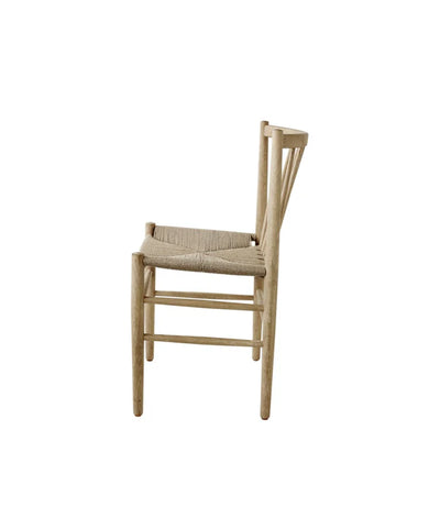 FDB Møbler J80 - Chair - Nordic Swan Ecolabel Oak Nature Lacquered Nature by Jørgen Bækmark