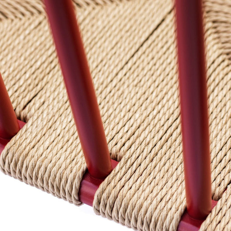 FDB Møbler J81 - Chair - Nordic Swan Ecolabel Beech Ruby Red (RAL 3003) Painted Waterbased Nature by Jørgen Bækmark