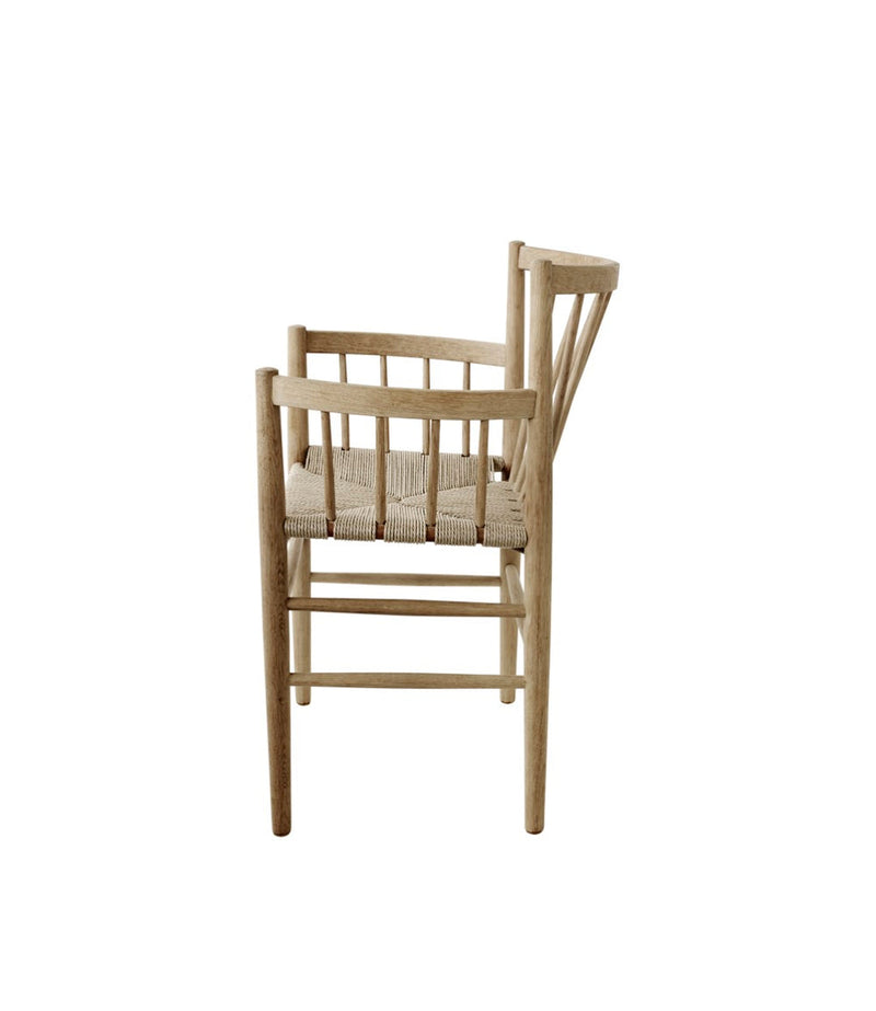 FDB Møbler J81 - Chair - Nordic Swan Ecolabel Oak Nature Lacquered Waterbased Nature by Jørgen Bækmark