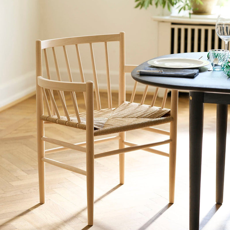 FDB Møbler J81 - Chair - Nordic Swan Ecolabel Oak Nature Lacquered Waterbased Nature by Jørgen Bækmark