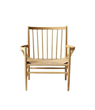 FDB Møbler J82 - Lounge Chair - Nordic Swan Ecolabel Oak Nature Lacquered Waterbased Nature by Jørgen Bækmark