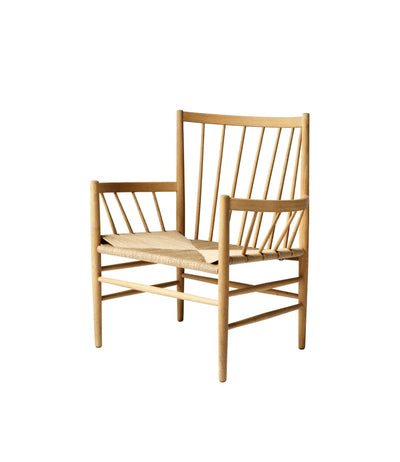 FDB Møbler J82 - Lounge Chair - Nordic Swan Ecolabel Oak Nature Lacquered Waterbased Nature by Jørgen Bækmark