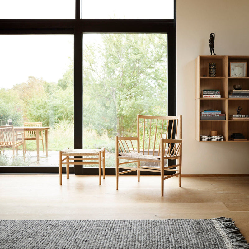 FDB Møbler J82 - Lounge Chair - Nordic Swan Ecolabel Oak Nature Lacquered Waterbased Nature by Jørgen Bækmark