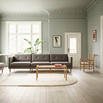 FDB Møbler J82 - Lounge Chair - Nordic Swan Ecolabel Oak Nature Lacquered Waterbased Nature by Jørgen Bækmark