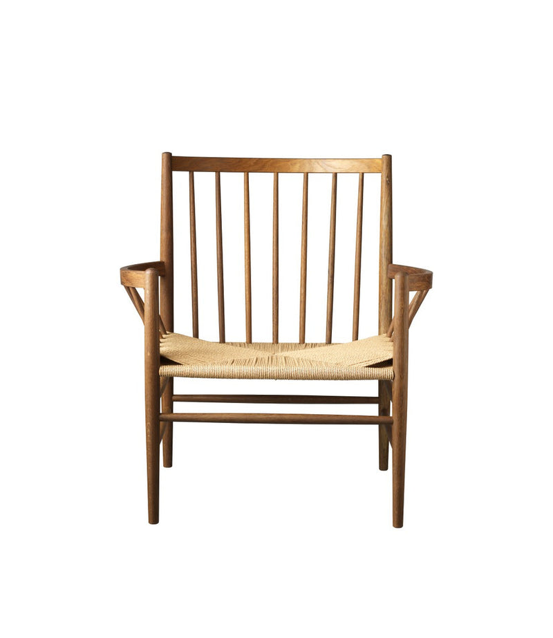 FDB Møbler J82 - Lounge Chair - Nordic Swan Ecolabel Oak Smoked Oiled Nature by Jørgen Bækmark