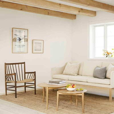 FDB Møbler J82 - Lounge Chair - Nordic Swan Ecolabel Oak Smoked Oiled Nature by Jørgen Bækmark