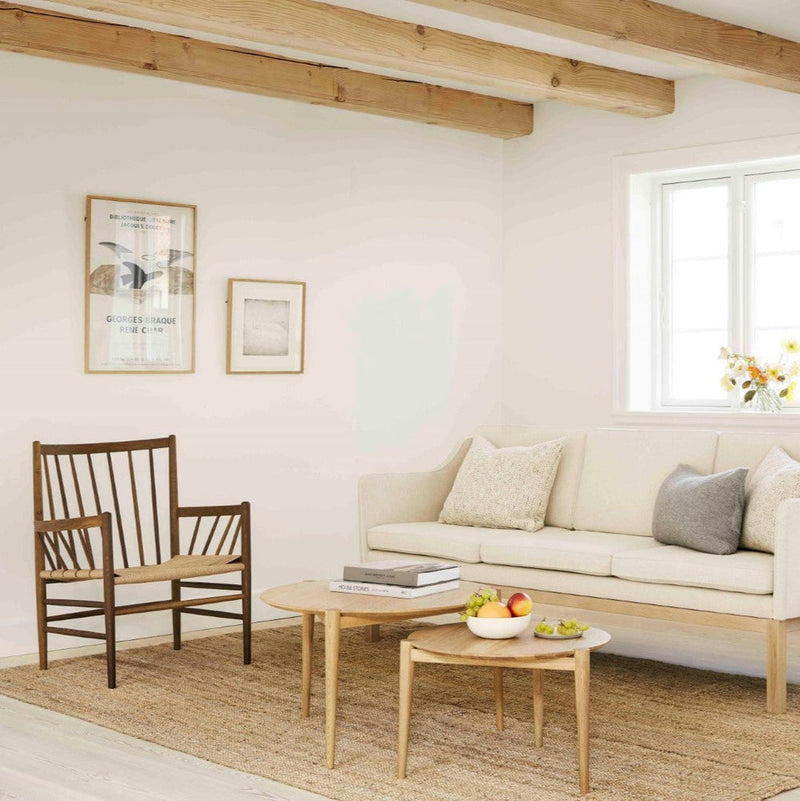 FDB Møbler J82 - Lounge Chair - Nordic Swan Ecolabel Oak Smoked Oiled Nature by Jørgen Bækmark