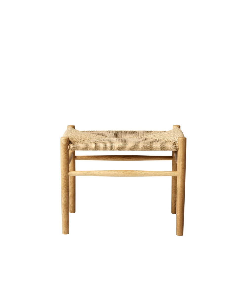 FDB Møbler J83 - Stool - Nordic Swan Ecolabel Oak Nature Lacquered Waterbased Nature by Jørgen Bækmark