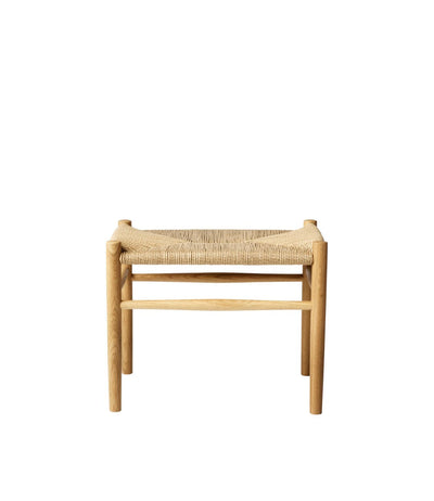 FDB Møbler J83 - Stool - Nordic Swan Ecolabel Oak Nature Lacquered Waterbased Nature by Jørgen Bækmark