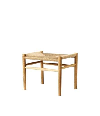 FDB Møbler J83 - Stool - Nordic Swan Ecolabel Oak Nature Lacquered Waterbased Nature by Jørgen Bækmark