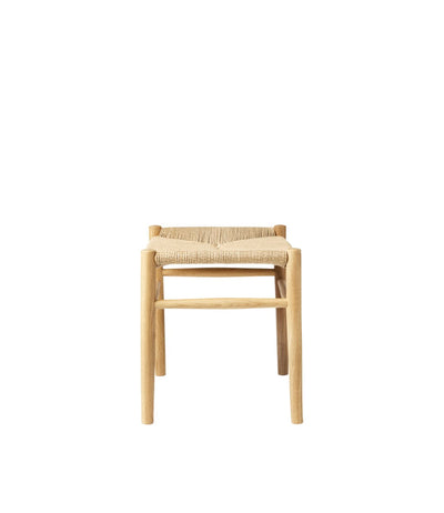 FDB Møbler J83 - Stool - Nordic Swan Ecolabel Oak Nature Lacquered Waterbased Nature by Jørgen Bækmark