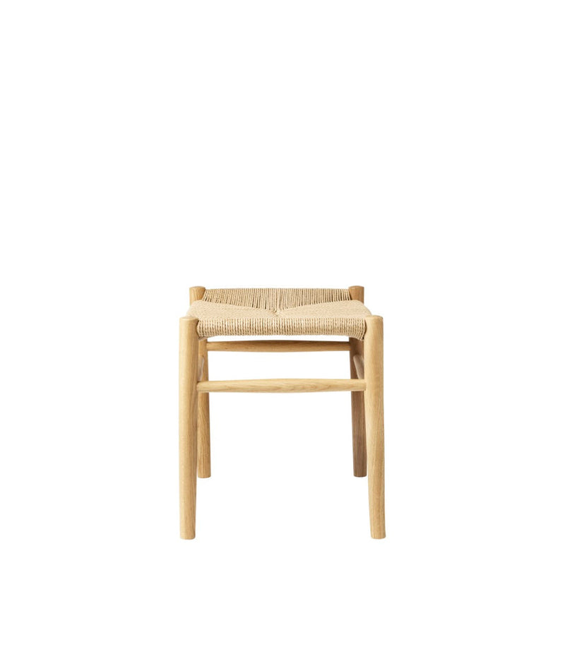 FDB Møbler J83 - Stool - Nordic Swan Ecolabel Oak Nature Lacquered Waterbased Nature by Jørgen Bækmark