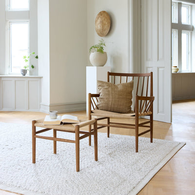 FDB Møbler J83 - Stool - Nordic Swan Ecolabel Oak Smoked Oiled Nature by Jørgen Bækmark
