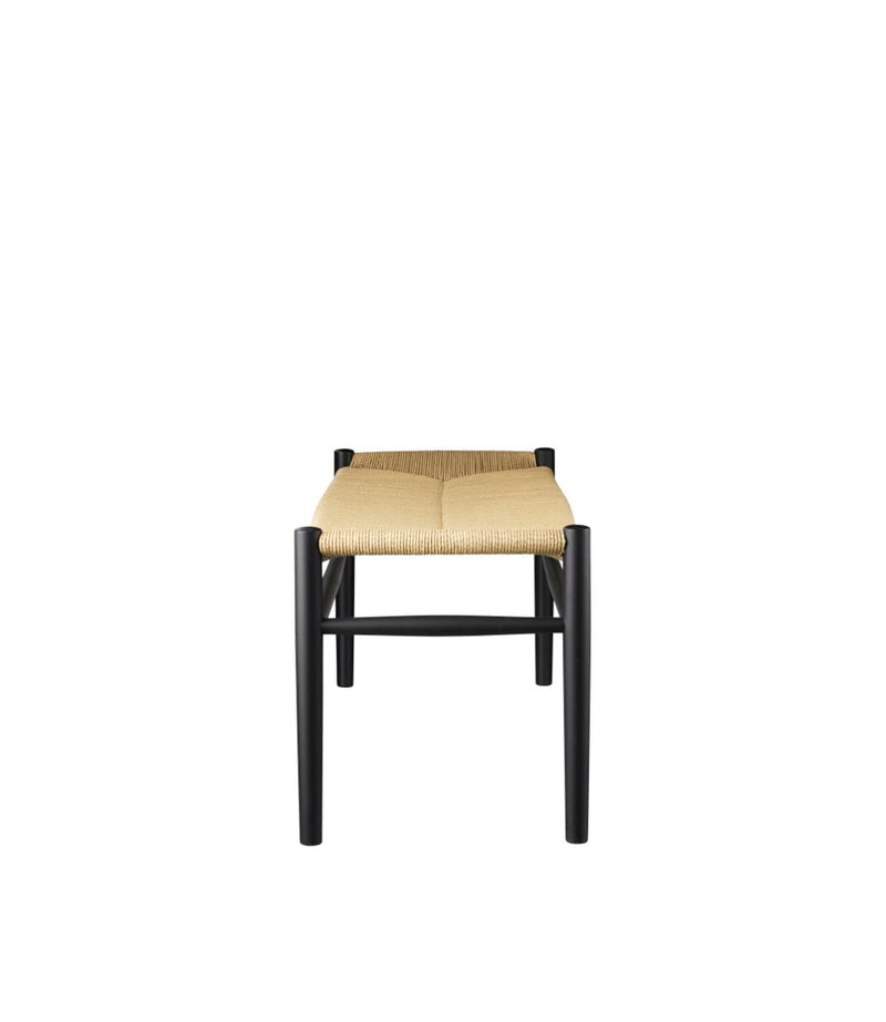 FDB Møbler J83B - Bench - Nordic Swan Ecolabel Beech Jet Black (RAL 9005) Painted Waterbased Nature by Jørgen Bækmark