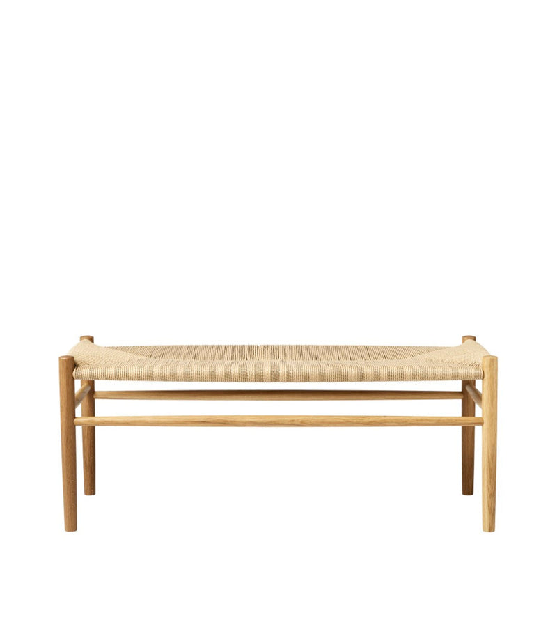 FDB Møbler J83B - Bench - Nordic Swan Ecolabel Oak Nature Lacquered Waterbased Nature by Jørgen Bækmark