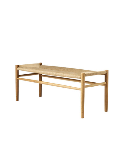 FDB Møbler J83B - Bench - Nordic Swan Ecolabel Oak Nature Lacquered Waterbased Nature by Jørgen Bækmark