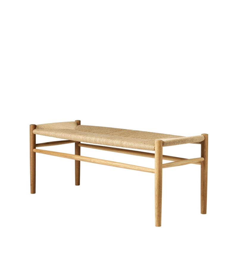 FDB Møbler J83B - Bench - Nordic Swan Ecolabel Oak Nature Lacquered Waterbased Nature by Jørgen Bækmark