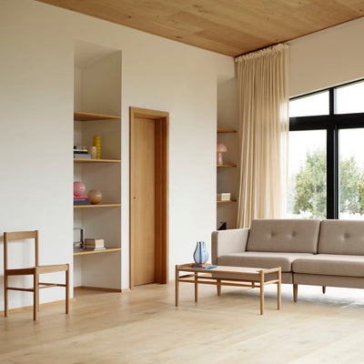FDB Møbler J83B - Bench - Nordic Swan Ecolabel Oak Nature Lacquered Waterbased Nature by Jørgen Bækmark