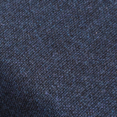 FDB Møbler L35 - Gesja - Wing Chair Oak Solid Nature Lacquered MLF Dark Blue (36) by Foersom & Hiort-Lorenzen