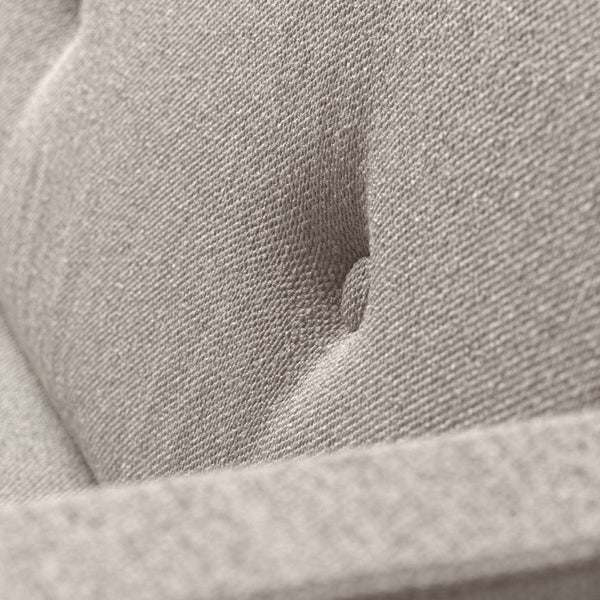 FDB Møbler L42 - Firhøj - 25 pers. couch Steel Metal Brushed Prada Beige-grey (024) by Unit10