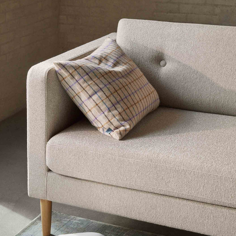 FDB Møbler L42 - Firhøj - 25 pers. couch OakNature Lacquered PradaBeige-grey (024) by Unit10