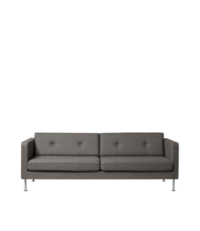 FDB Møbler L42 - Firhøj - 25 pers. couch Steel Metal Brushed MLFGrey (Camden 26) by Unit10