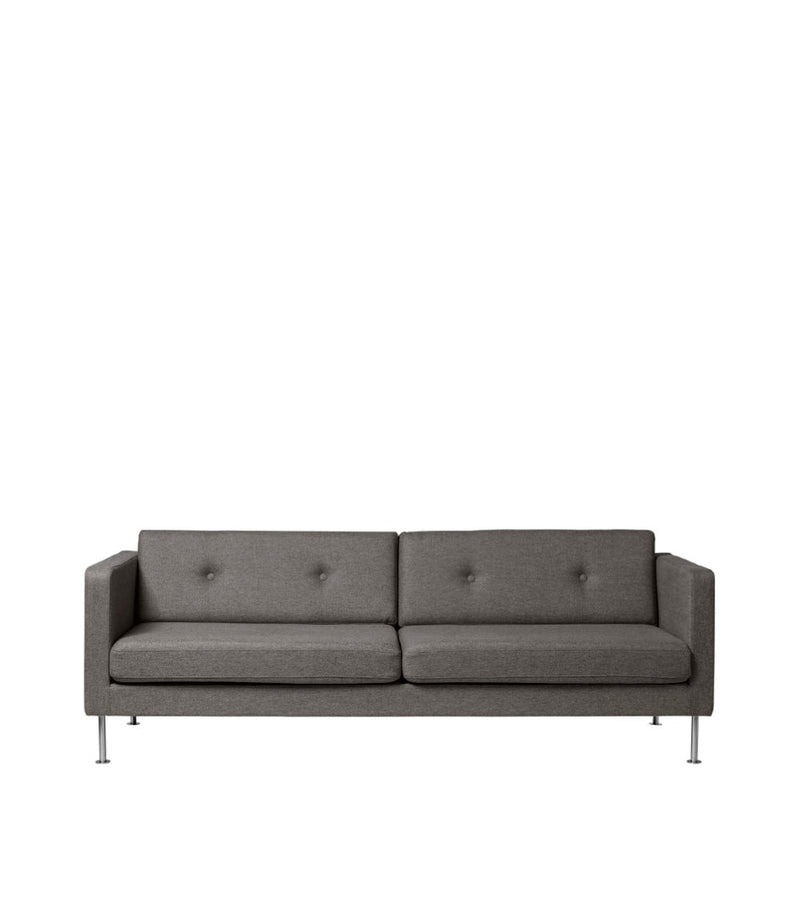 FDB Møbler L42 - Firhøj - 25 pers. couch Steel Metal Brushed MLFGrey (Camden 26) by Unit10
