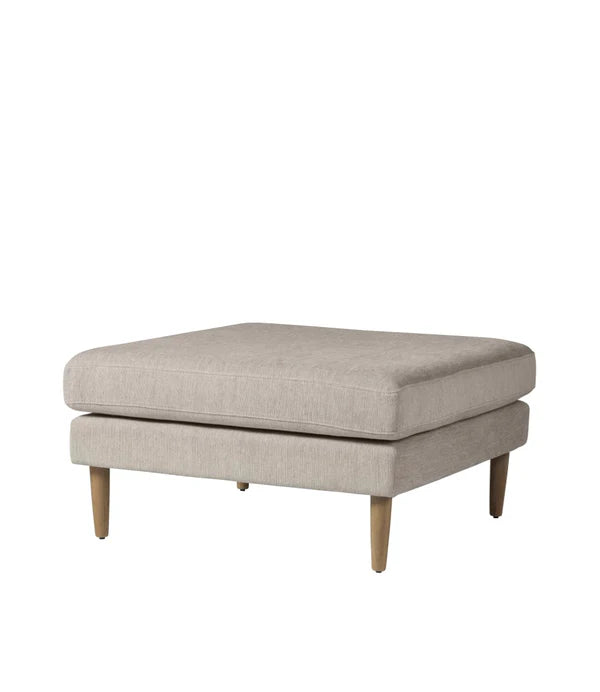 FDB Møbler L42 - Firhøj - Pouf Module 90 x 90 cm OakNature Lacquered Tangent Beige (213) by Unit10