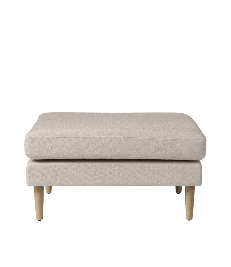 FDB Møbler L42 - Firhøj - Pouf Module 90 x 90 cm OakNature Lacquered PradaBeige-grey (024) by Unit10