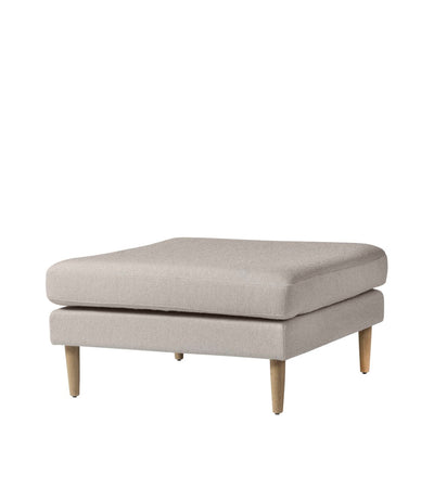 FDB Møbler L42 - Firhøj - Pouf Module 90 x 90 cm OakNature Lacquered PradaBeige-grey (024) by Unit10