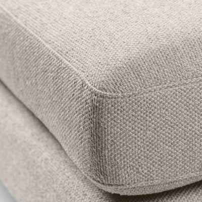 FDB Møbler L42 - Firhøj - Pouf Module 90 x 90 cm OakNature Lacquered PradaBeige-grey (024) by Unit10