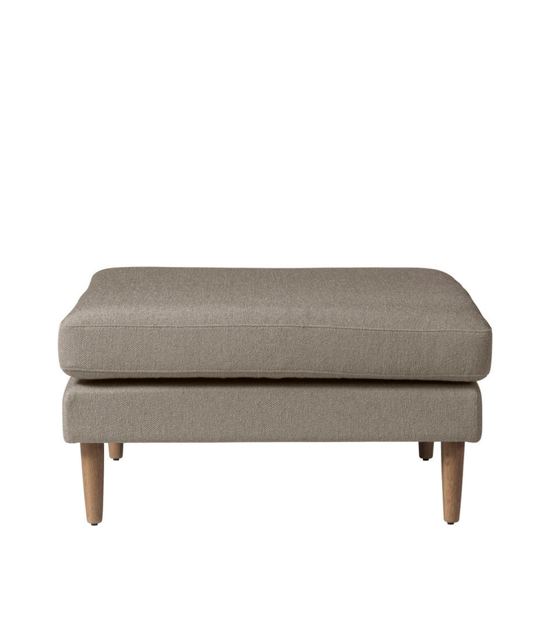 FDB Møbler L42 - Firhøj - Pouf Module 90 x 90 cm OakNature Lacquered MLFLight brown (Redbridge61) by Unit10