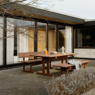 FDB Møbler M15 - Ermelunden - Bench W/O Backrest Thermo Ash Nature Oiled by Børge Mogensen