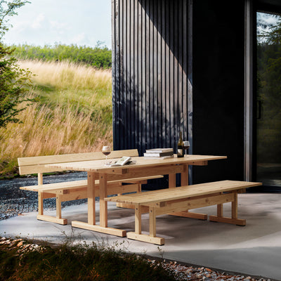 FDB Møbler M16 - Ermelunden - Bench With Backrest Pine Nature Oiled by Børge Mogensen