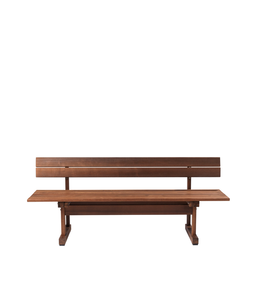 FDB Møbler M16 - Ermelunden - Bench With Backrest Thermo Ash Nature Oiled by Børge Mogensen