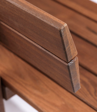 FDB Møbler M16 - Ermelunden - Bench With Backrest Thermo Ash Nature Oiled by Børge Mogensen