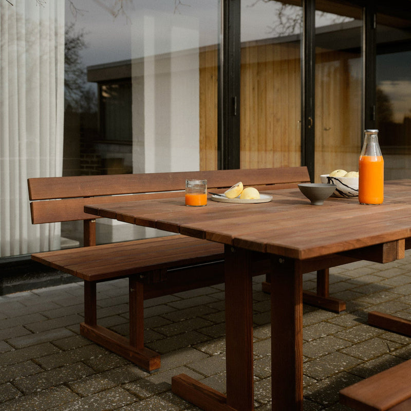 FDB Møbler M16 - Ermelunden - Bench With Backrest Thermo Ash Nature Oiled by Børge Mogensen